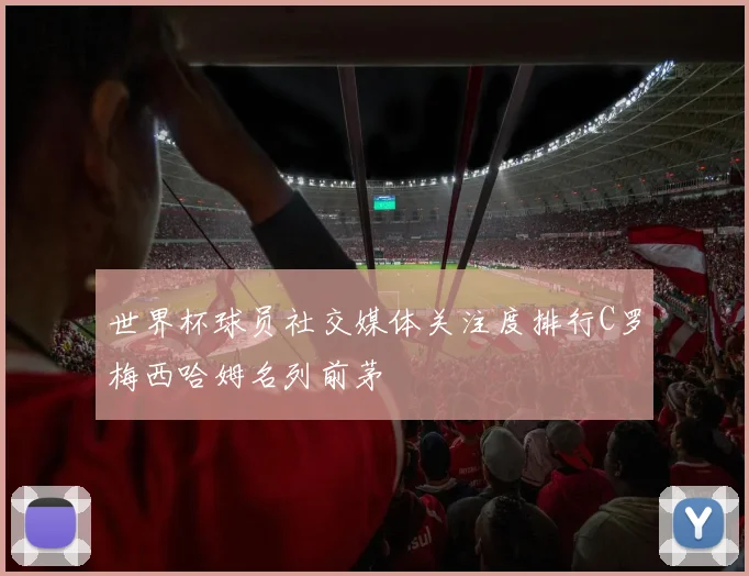 世界杯球员社交媒体关注度排行C罗梅西哈姆名列前茅